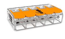 Клеммы WAGO 221-615 (5Х6,0мм2 с рычажком) (упаковка 25шт.) картинка 